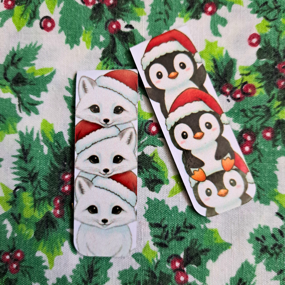 Marque-page magnétique de Noël – Deux modèles au choix