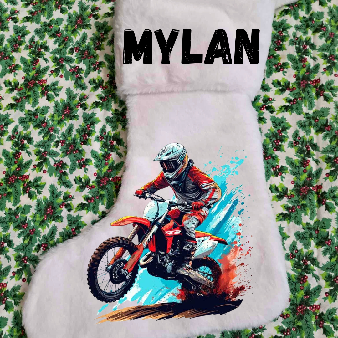 Bas de Noël personnalisable – Magie, douceur & style unique