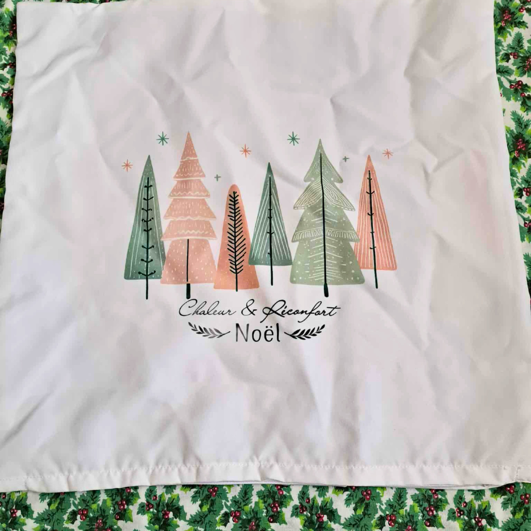 Housse de coussin – Chaleur & Réconfort