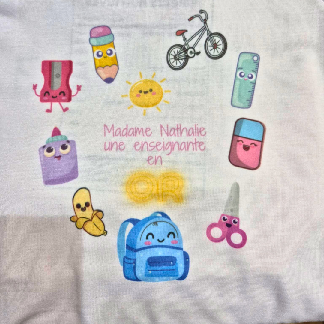 T-shirt pour adulte personnalisable