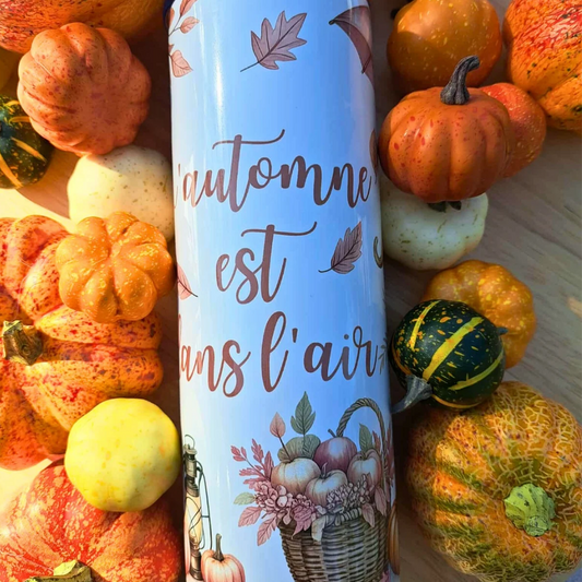 Tasse thermos 20 oz l'automne est dans l'air