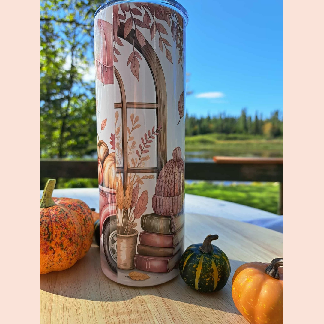 Tasse thermos 20 oz l'automne est dans l'air