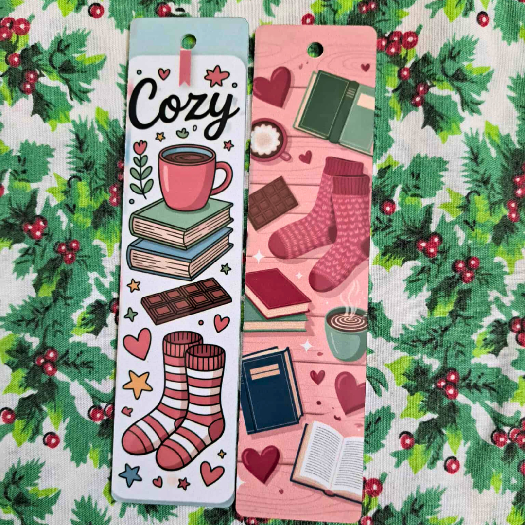 Marque-page « Cozy Reading » – Deux modèles au choix