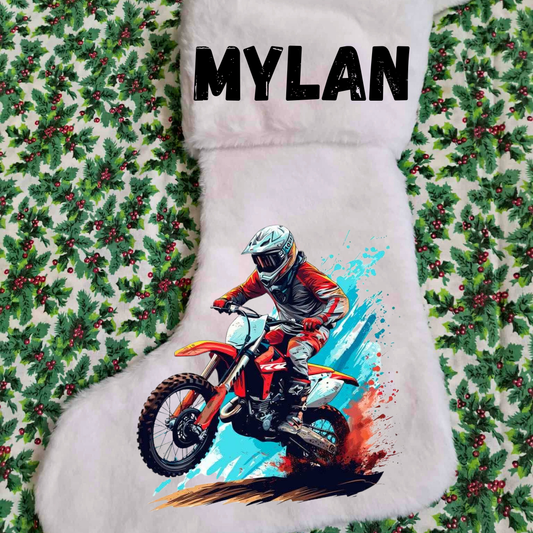 Bas de Noël personnalisable – Magie, douceur &amp; style unique