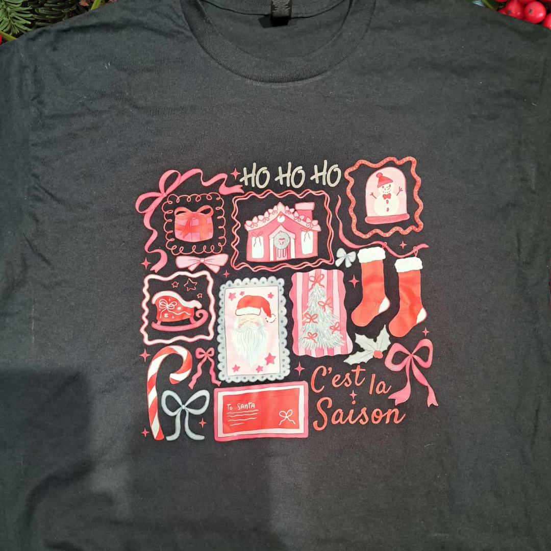 T-shirt de Noël – « C’est la saison »