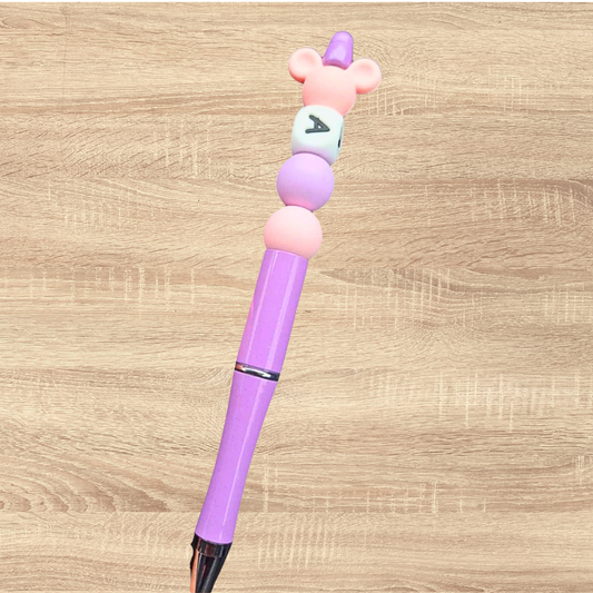 Crayon en perles de silicone personnalisable