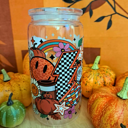 Verre Halloween retro