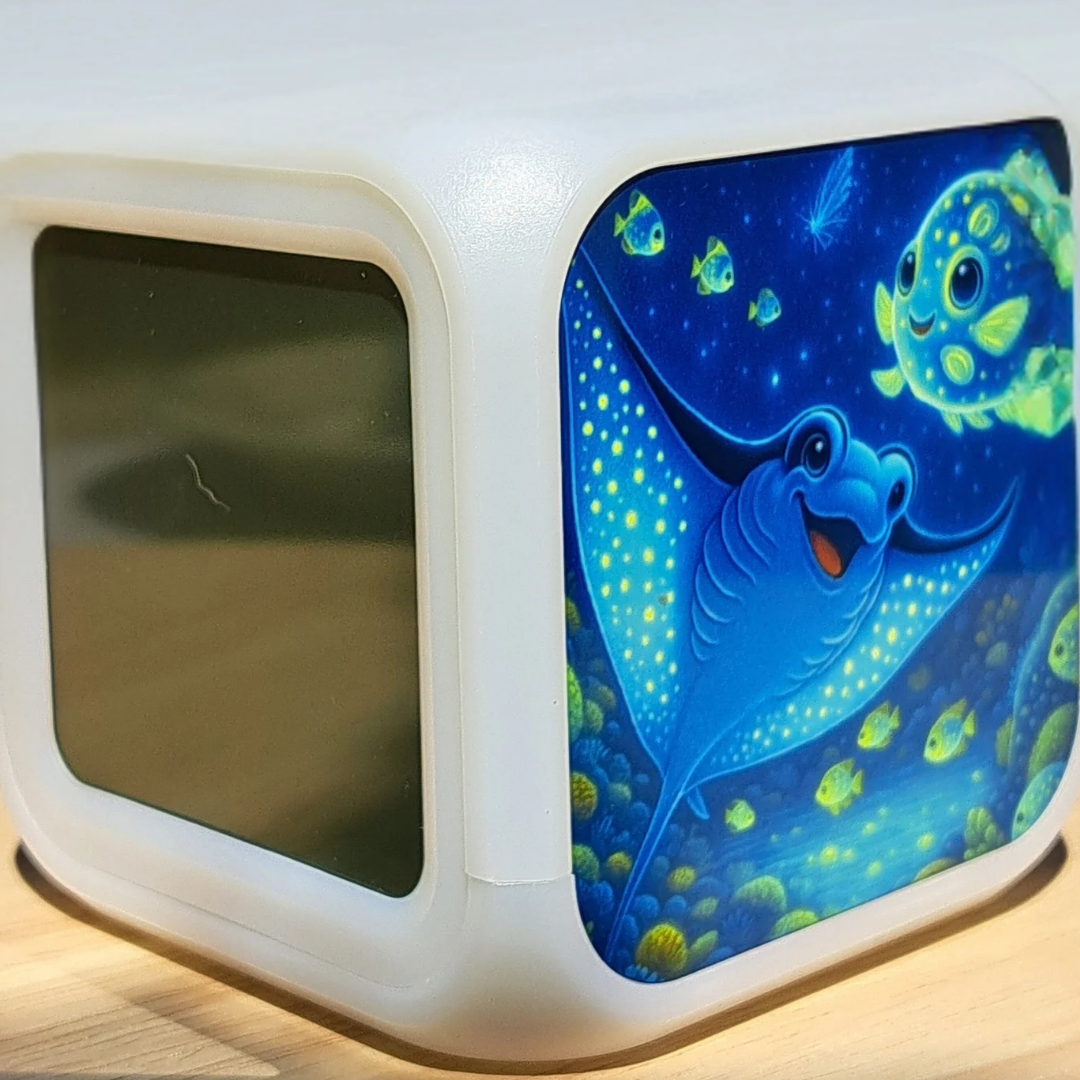 Réveil matin 4 faces personnalisable